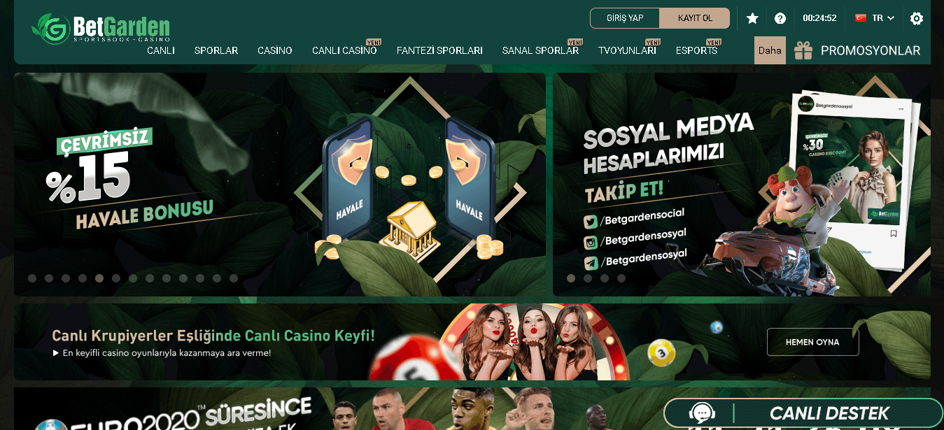 BETGARDEN–giris
